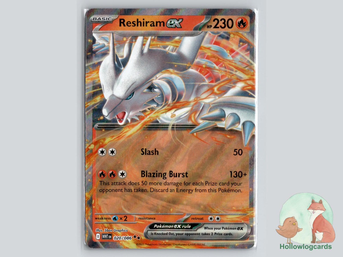 Reshiram ex (020/086) - White Flare Pokémon Card