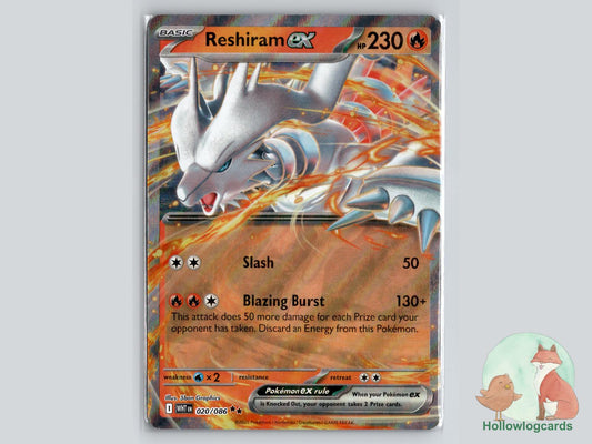 Reshiram ex (020/086) - White Flare Pokémon Card