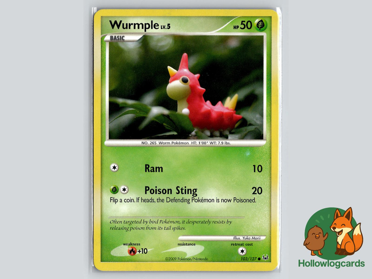 Wurmple (103/127) - Platinum Pokémon Card