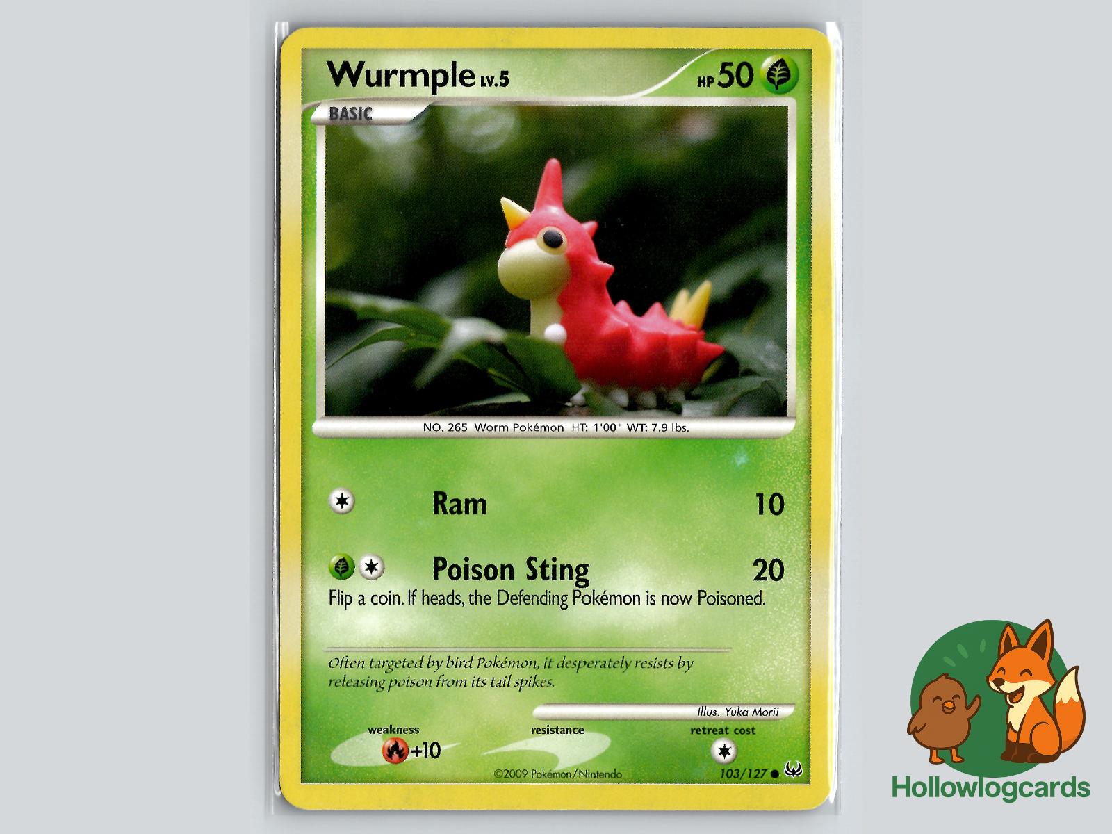 Wurmple (103/127) - Platinum Pokémon Card