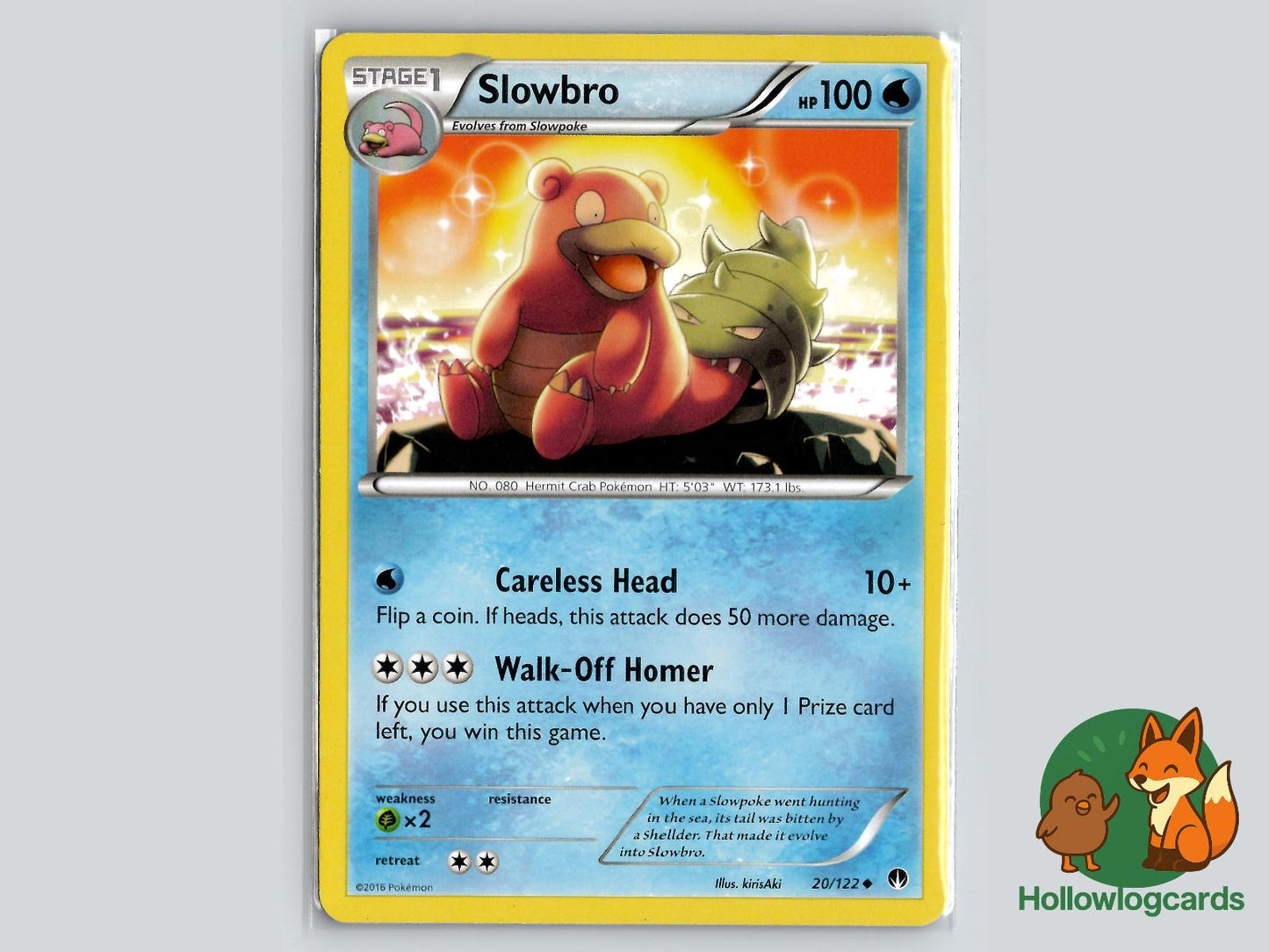 Slowbro (20/122) - BREAKpoint Pokémon Card