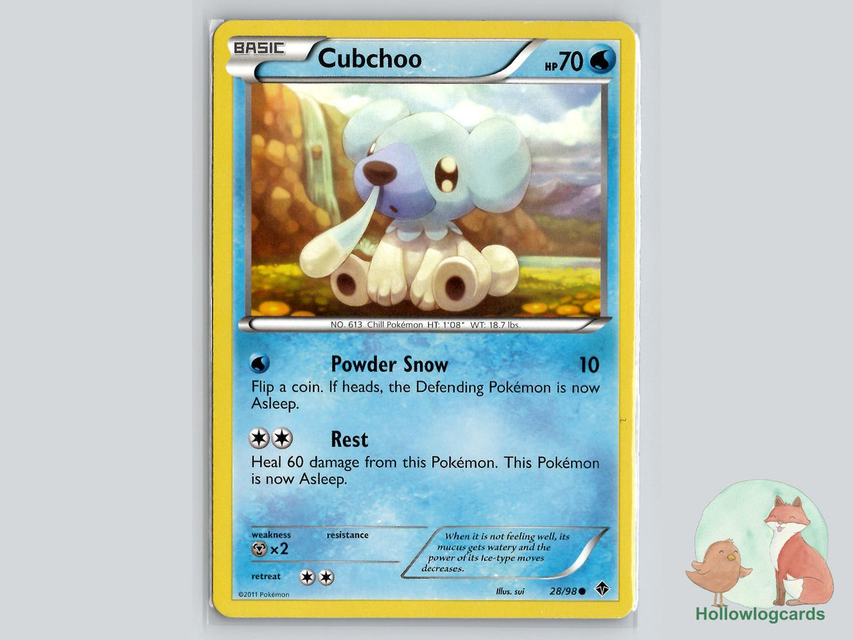 Cubchoo (28/98) - Emerging Powers Pokémon Card