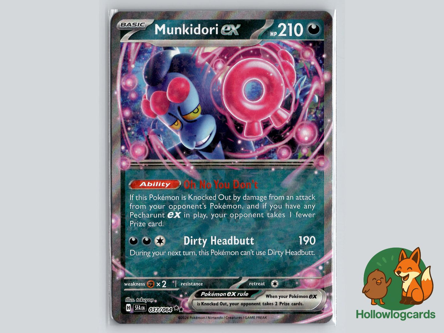 Munkidori ex (037/064) - Shrouded Fable Pokémon Card
