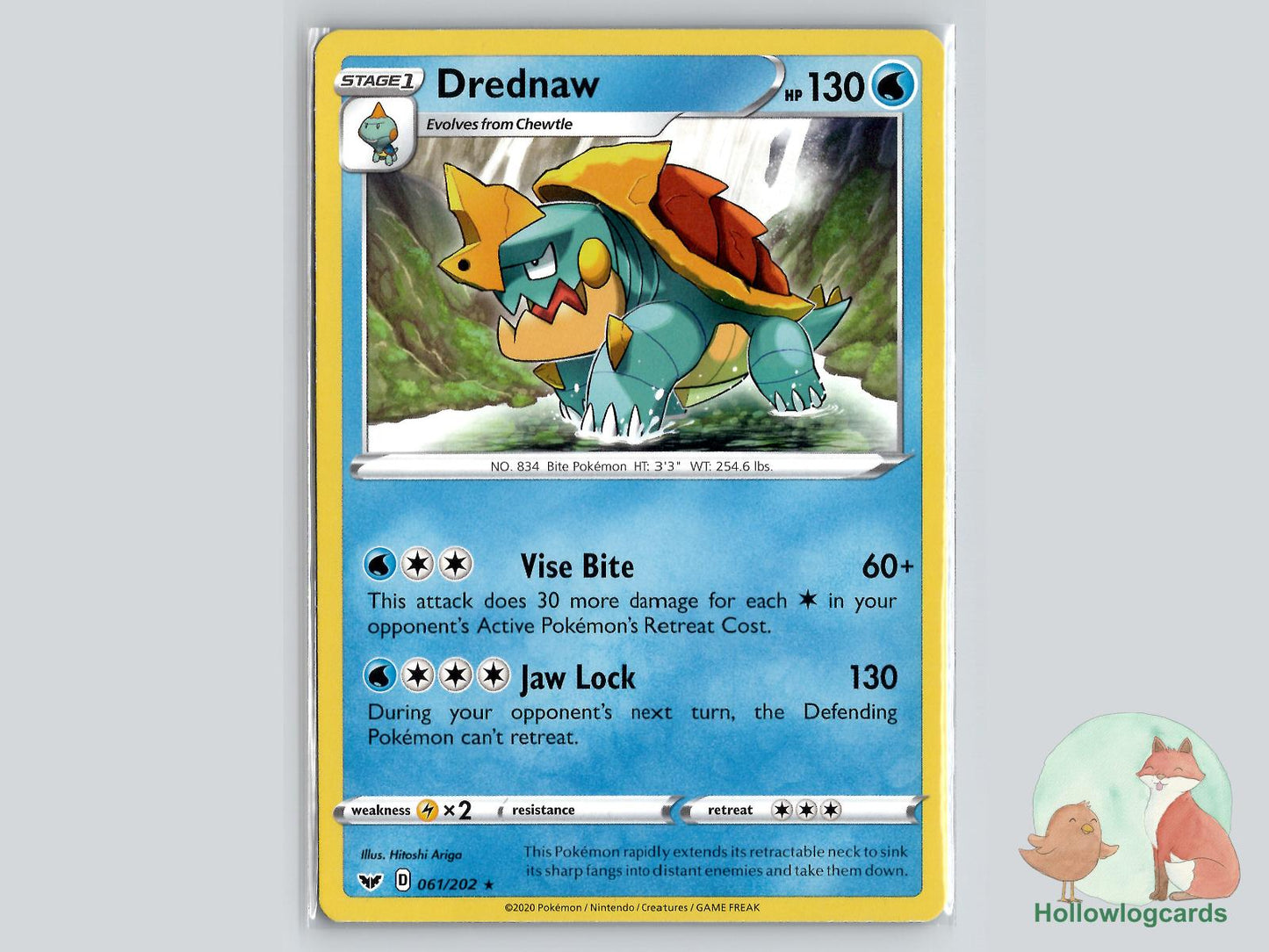 Drednaw (061/202) - Sword & Shield Pokémon Card