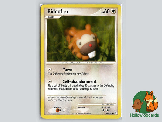 Bidoof (54/100) - Stormfront Pokémon Card