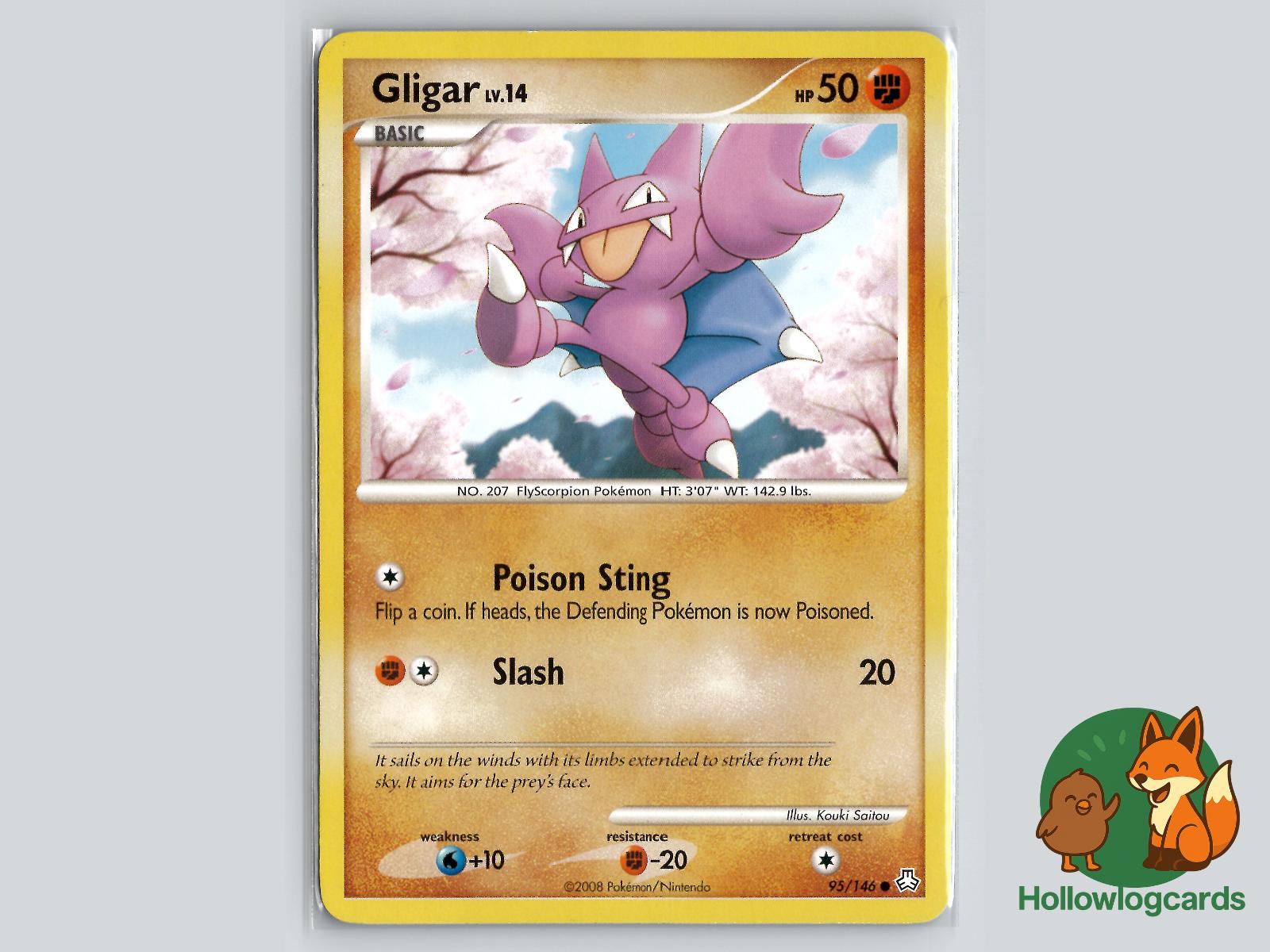 Gligar (95/146) - Legends Awakened Pokémon Card