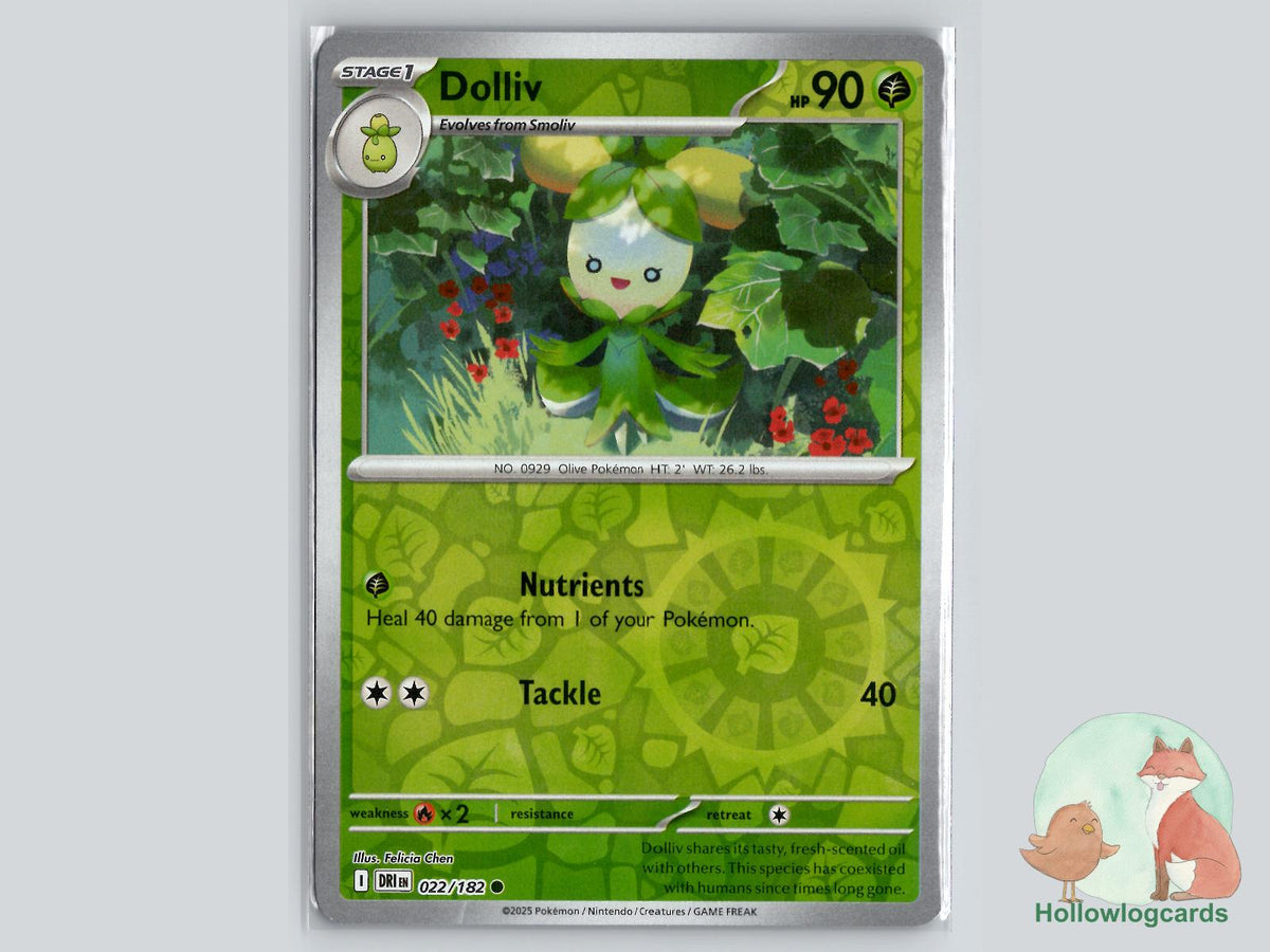 Dolliv (022/182) - Destined Rivals Pokémon Card