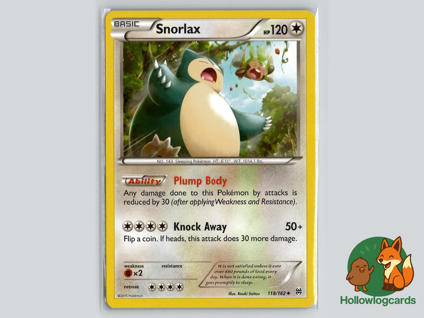 Snorlax (118/162) - BREAKthrough Pokémon Card