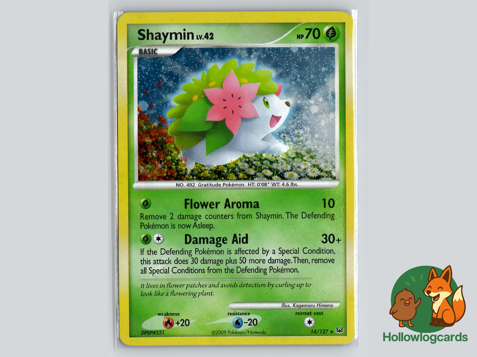 Shaymin (14/127) - Platinum Pokémon Card
