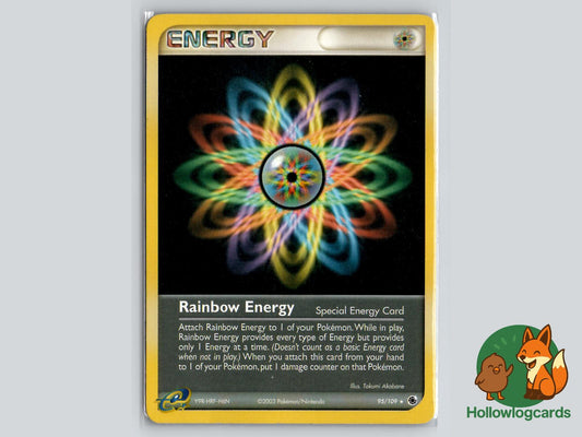 Rainbow Energy (95/109) - Ruby & Sapphire Pokémon Card