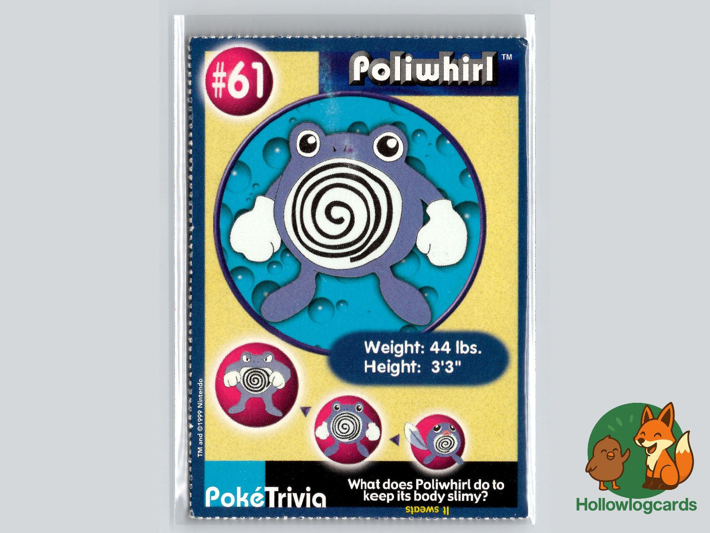 Poliwhirl (61) Pokémon Card