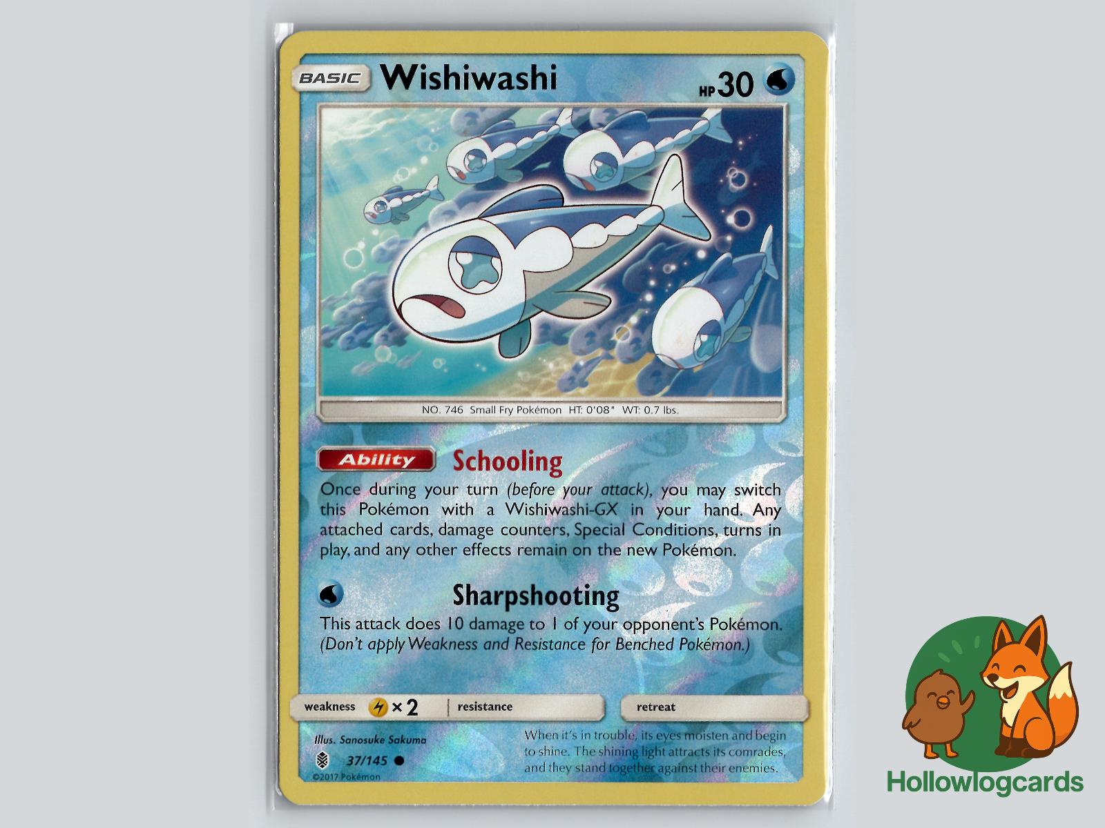 Wishiwashi (37/145) - Guardians Rising Pokémon Card