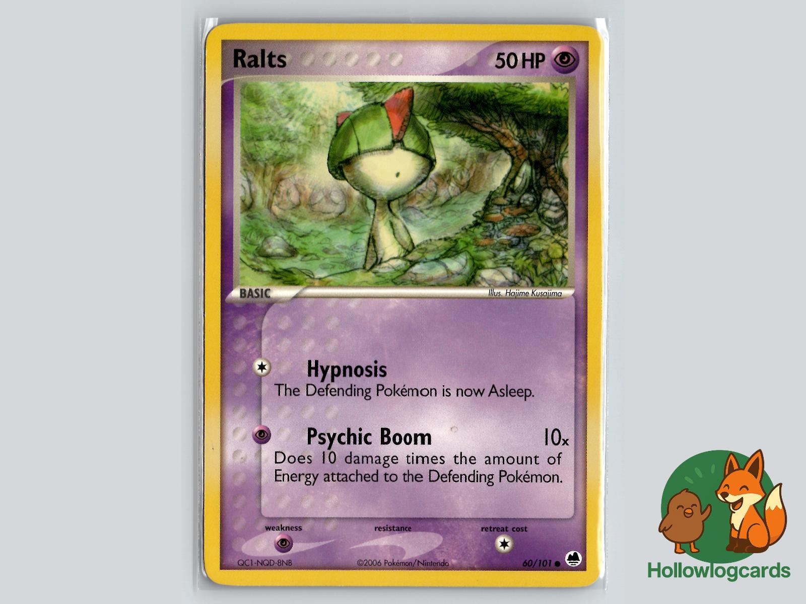 Ralts (60/101) - Dragon Frontiers Pokémon Card