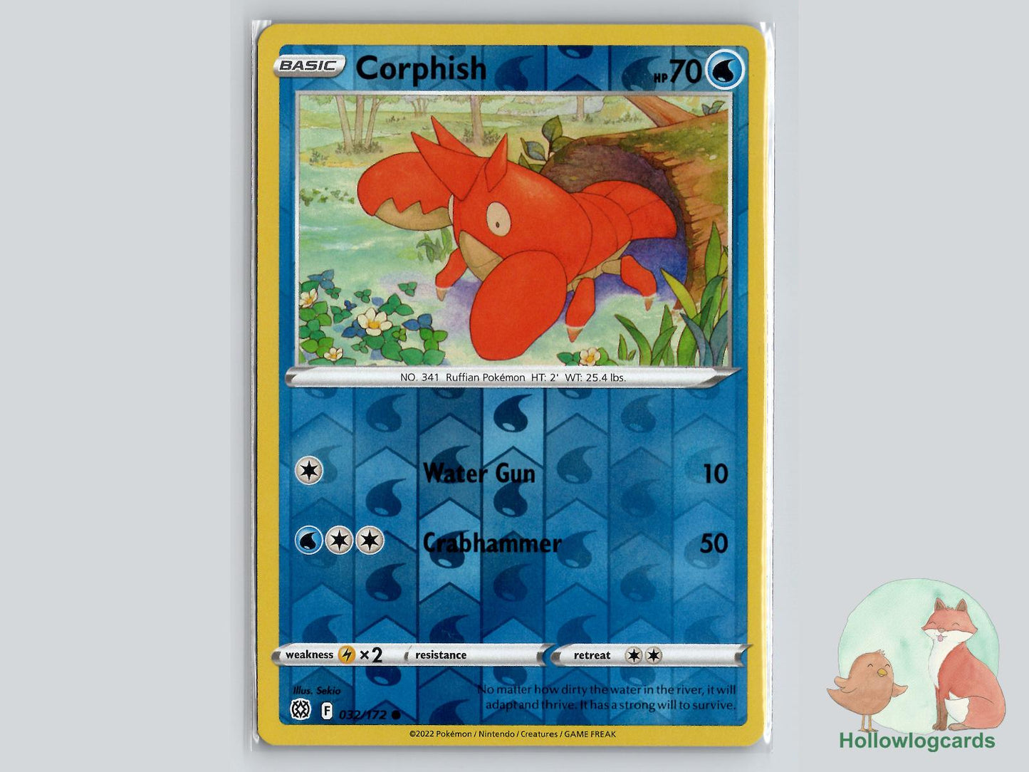 Corphish (032/172) - Brilliant Stars Pokémon Card