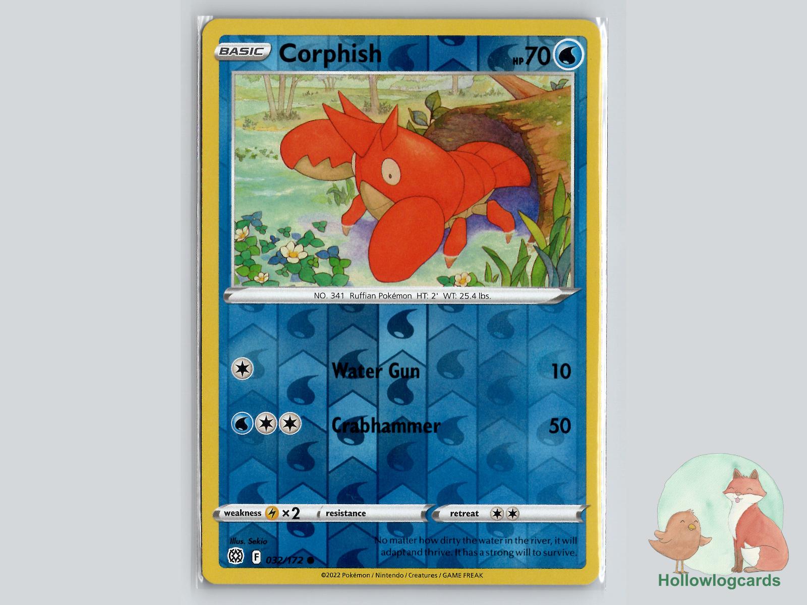 Corphish (032/172) - Brilliant Stars Pokémon Card