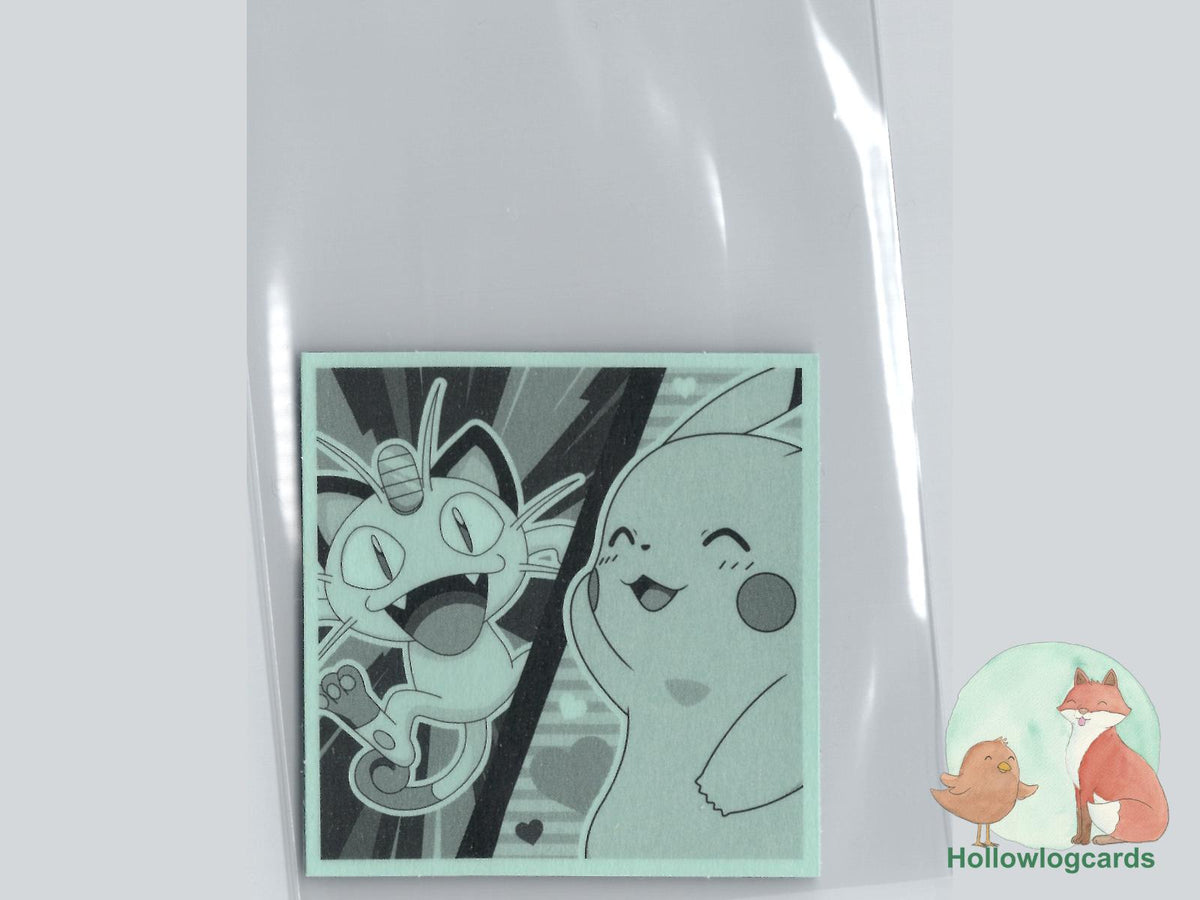 Pikachu (120) - Pokémon Sticker - Holo - JAP - reverse