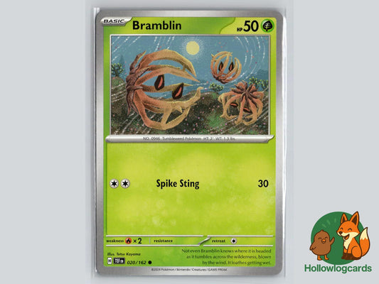 Bramblin (020/162) - Temporal Forces Pokémon Card