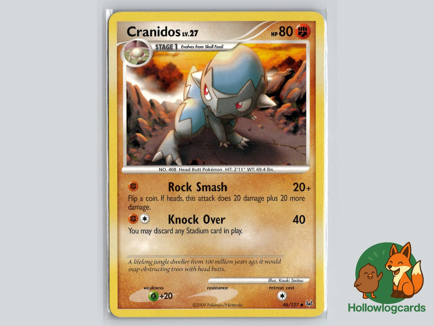 Cranidos (46/127) - Platinum Pokémon Card