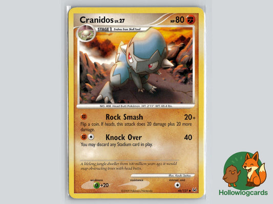 Cranidos (46/127) - Platinum Pokémon Card
