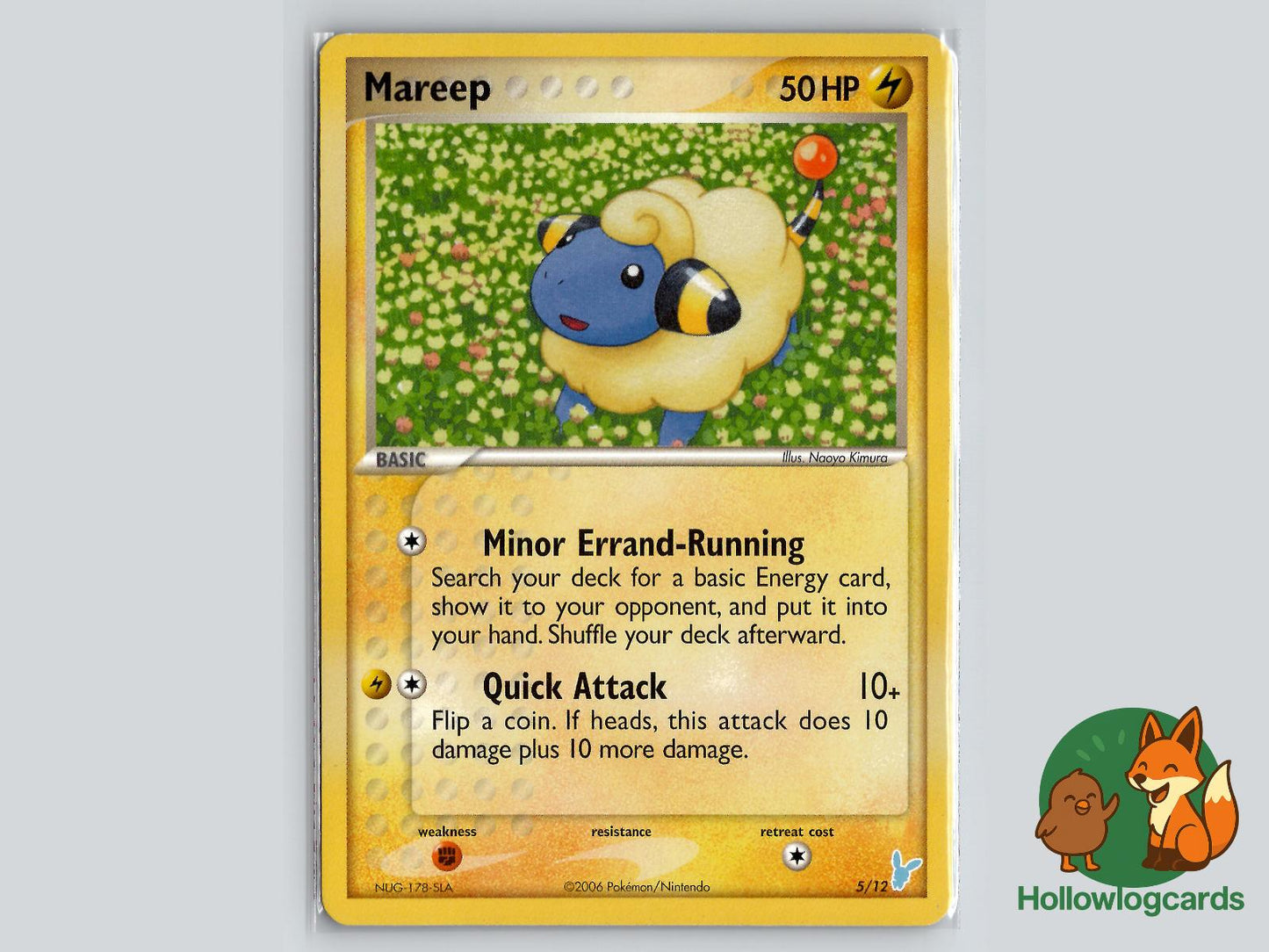 Mareep (5/12) - EX Trainer Kit 2 Minun Pokémon Card