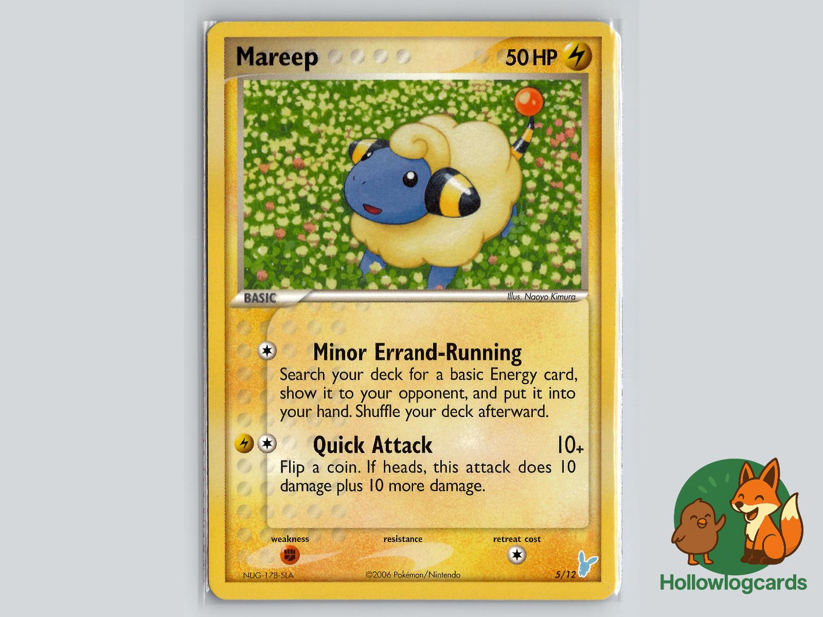 Mareep (5/12) - EX Trainer Kit 2 Minun Pokémon Card