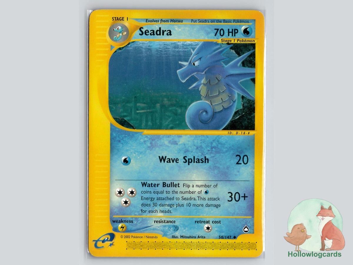 Seadra (58/147) - Aquapolis Pokémon Card