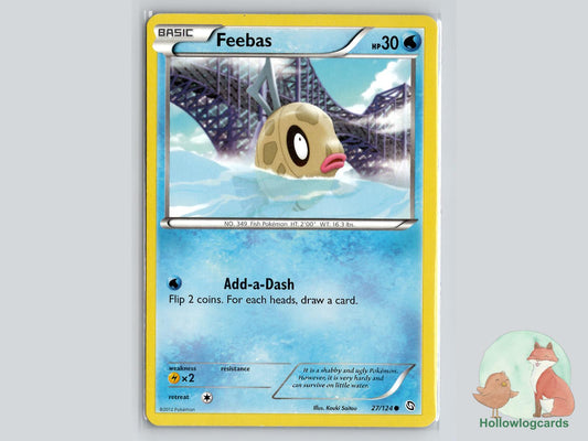 Feebas (27/124) - Dragons Exalted Pokémon Card
