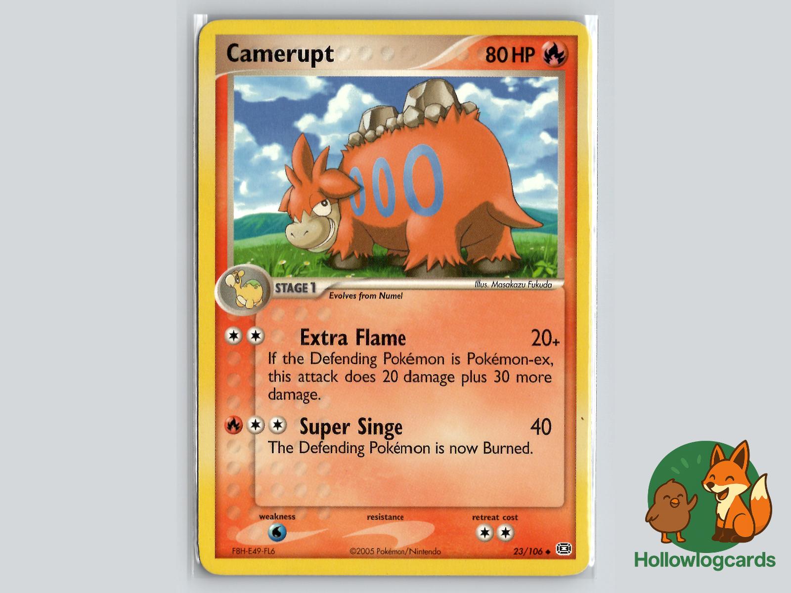Camerupt (23/106) - Emerald Pokémon Card