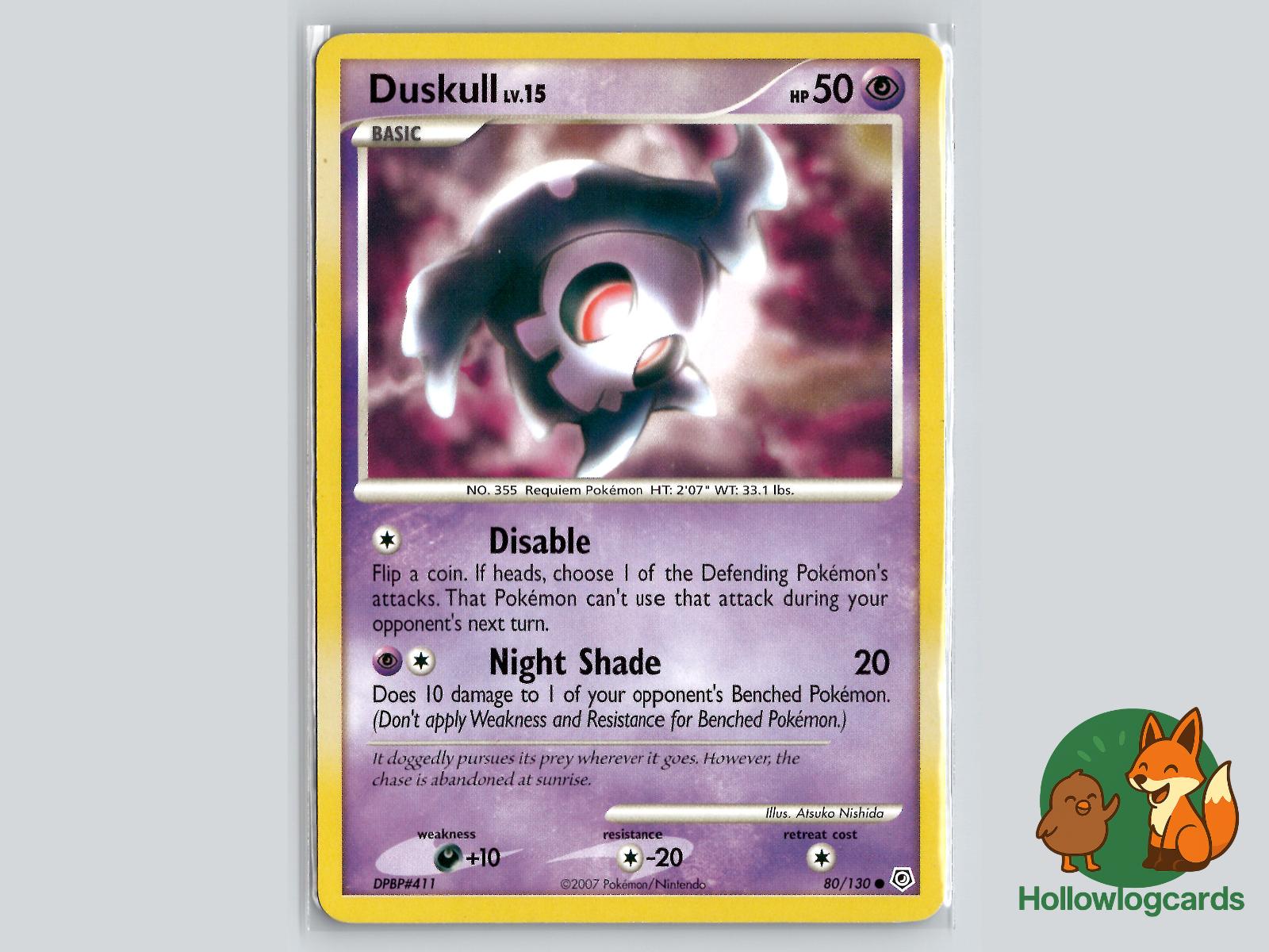 Duskull (80/130) - Diamond & Pearl Pokémon Card