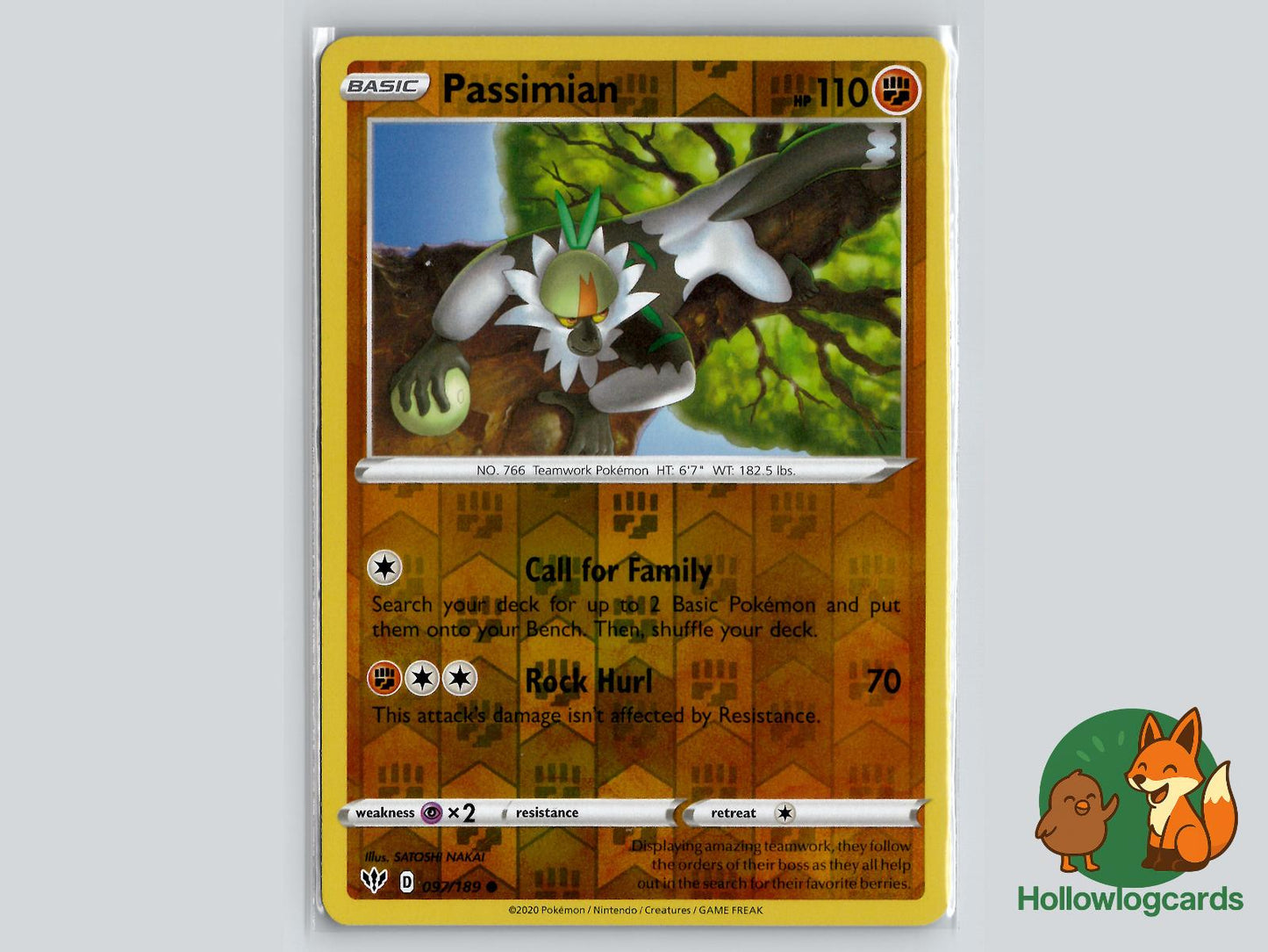 Passimian (097/189) - Darkness Ablaze Pokémon Card