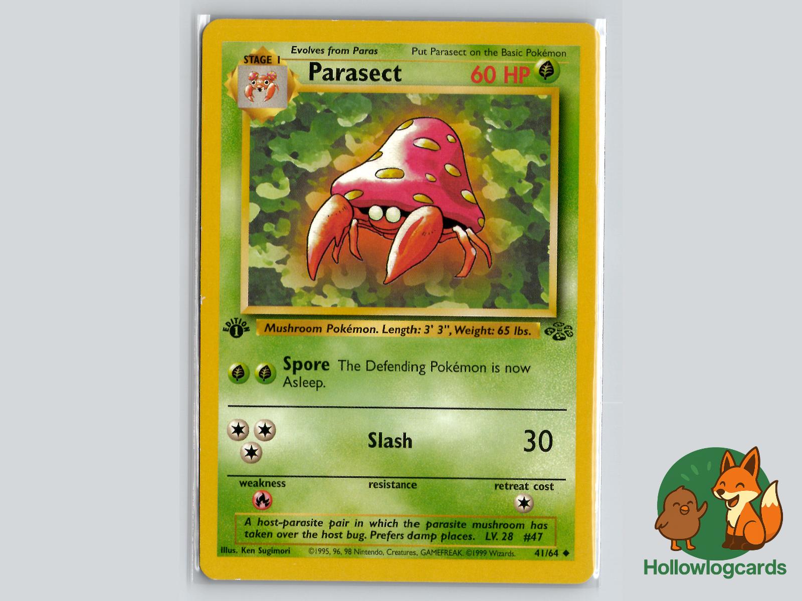 Parasect (41/64) - Jungle Pokémon Card