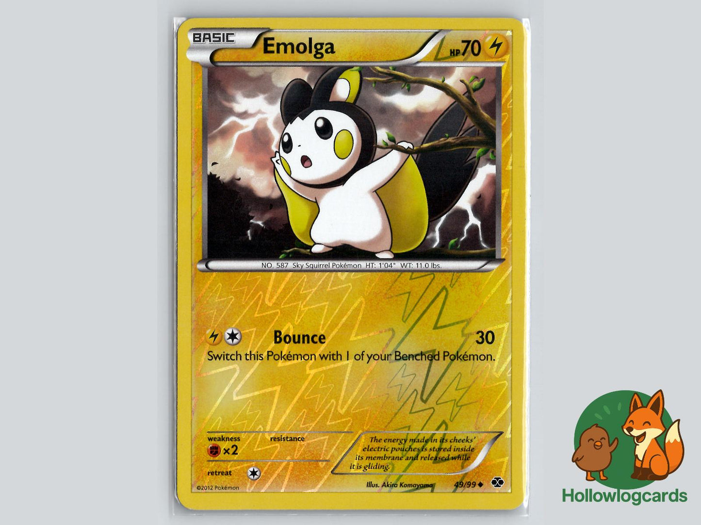 Emolga (49/99) - Next Destinies Pokémon Card