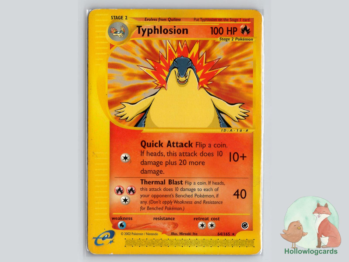 Typhlosion (64/165) - Expedition Base Set Pokémon Card