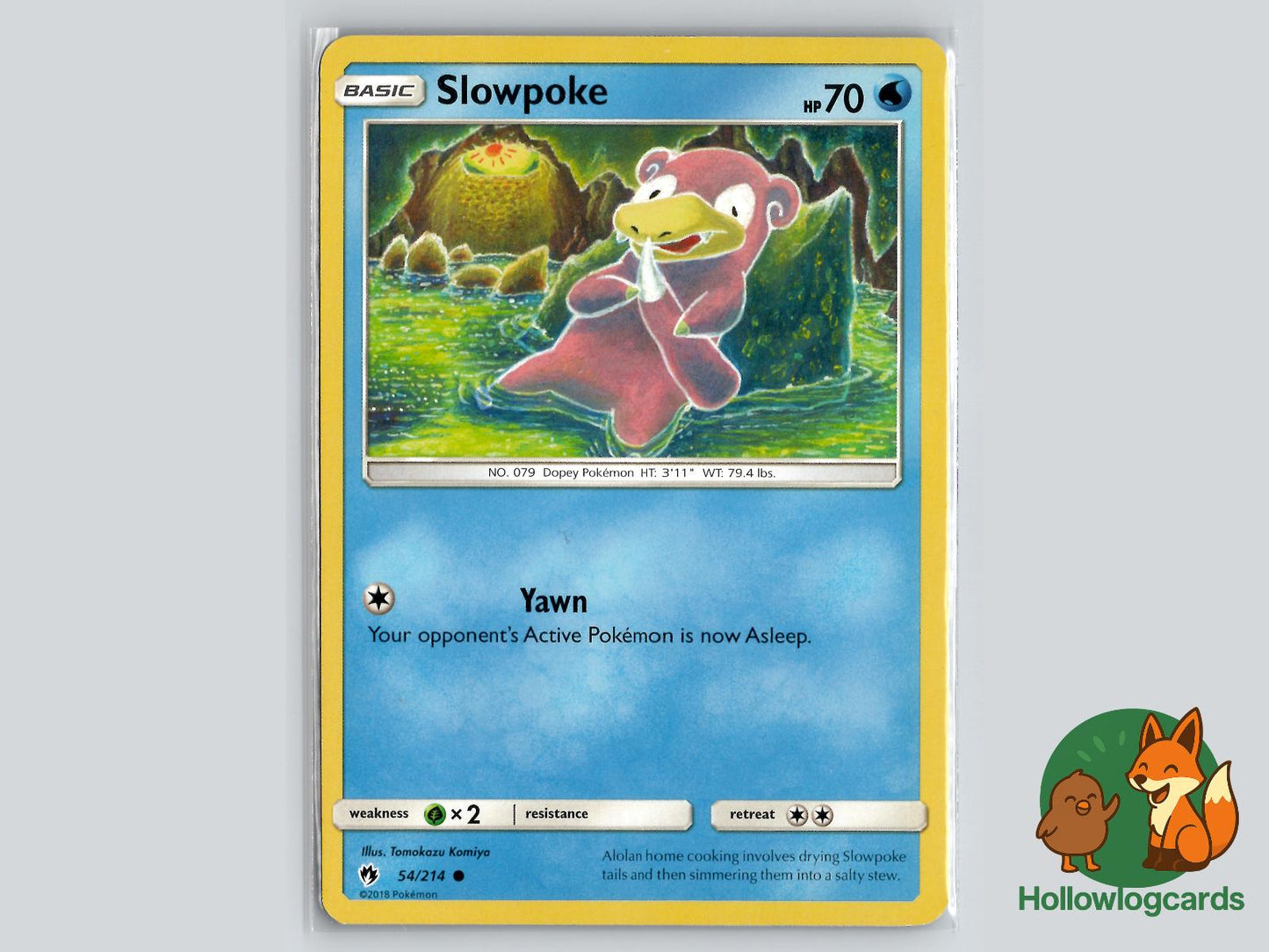 Slowpoke (54/214) - Lost Thunder Pokémon Card