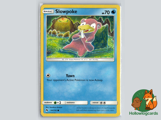 Slowpoke (54/214) - Lost Thunder Pokémon Card