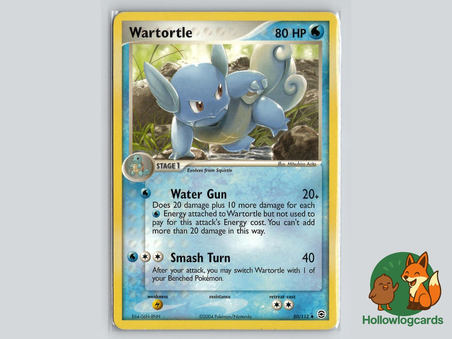 Wartortle (50/112) - FireRed & LeafGreen Pokémon Card