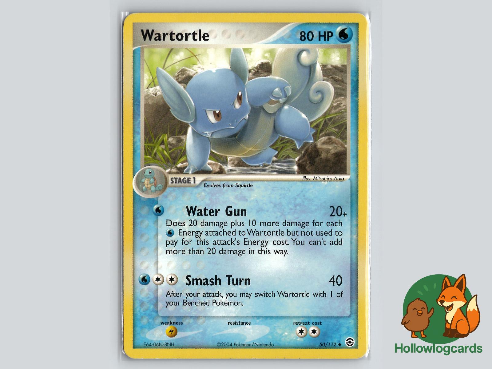 Wartortle (50/112) - FireRed & LeafGreen Pokémon Card