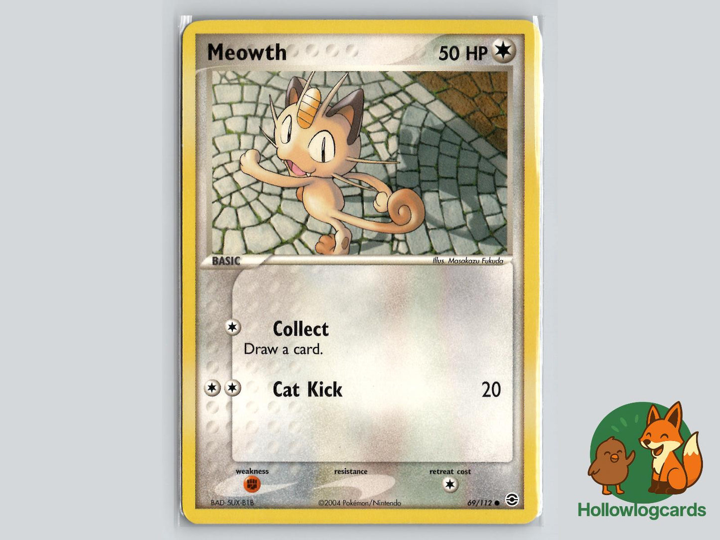 Meowth (69/112) - FireRed & LeafGreen Pokémon Card