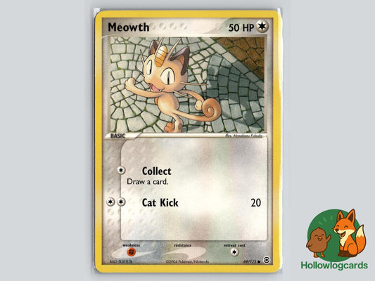Meowth (69/112) - FireRed & LeafGreen Pokémon Card