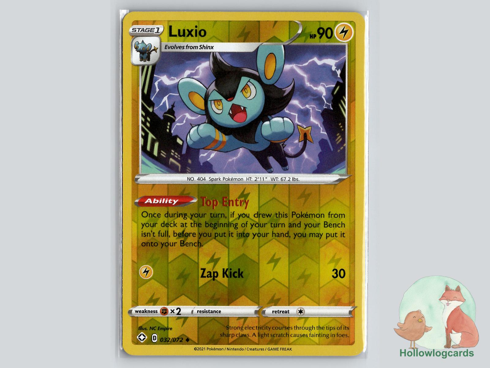 Luxio (032/072) - Shining Fates Pokémon Card