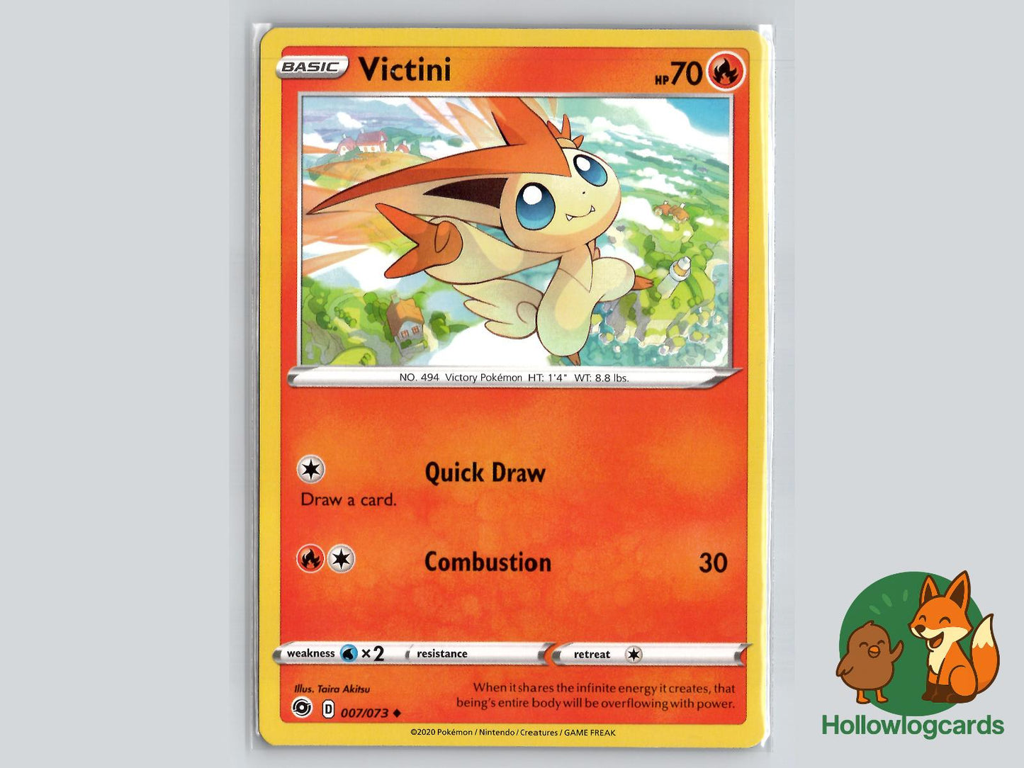 Victini (007/073) - Champion's Path Pokémon Card