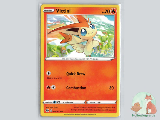 Victini (007/073) - Champion's Path Pokémon Card