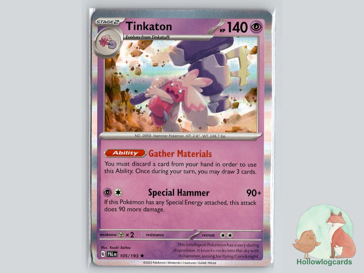 Tinkaton (105/193) - Paldea Evolved Pokémon Card