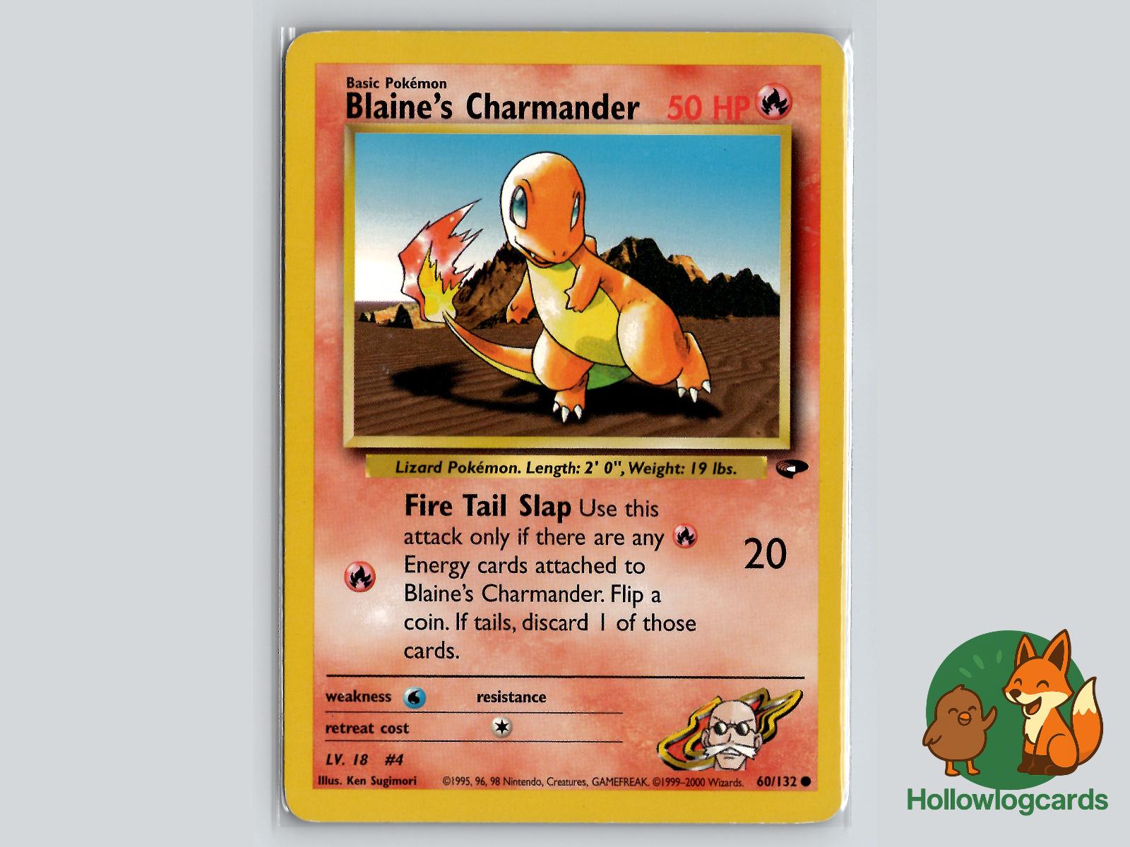 Blaine's Charmander (60/132) - Gym Challenge Pokémon Card