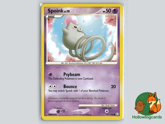 Spoink (121/146) - Legends Awakened Pokémon Card