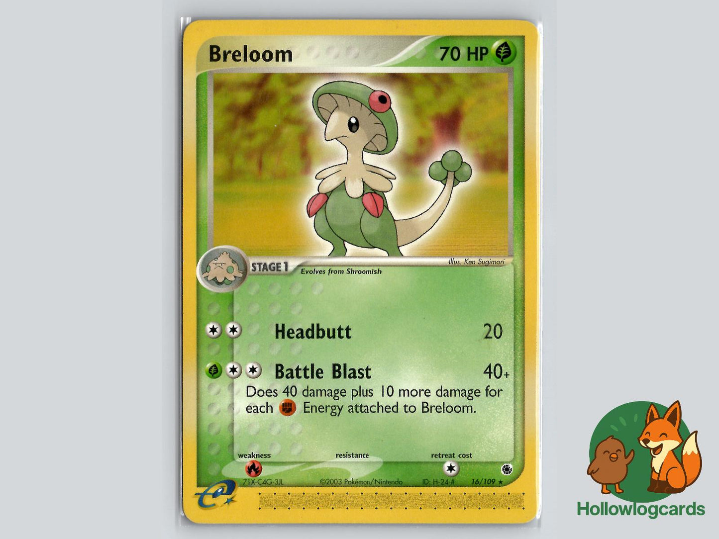 Breloom (16/109) - Ruby & Sapphire Pokémon Card