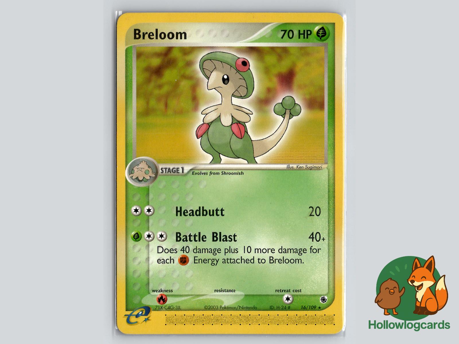 Breloom (16/109) - Ruby & Sapphire Pokémon Card