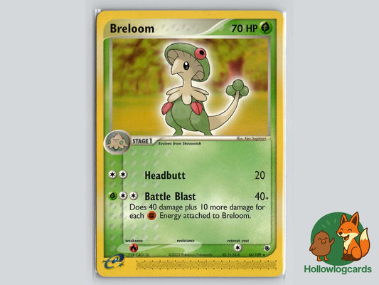 Breloom (16/109) - Ruby & Sapphire Pokémon Card