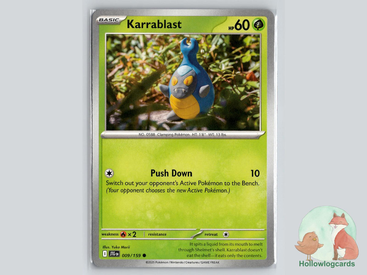 Karrablast (009/159) - Journey Together Pokémon Card