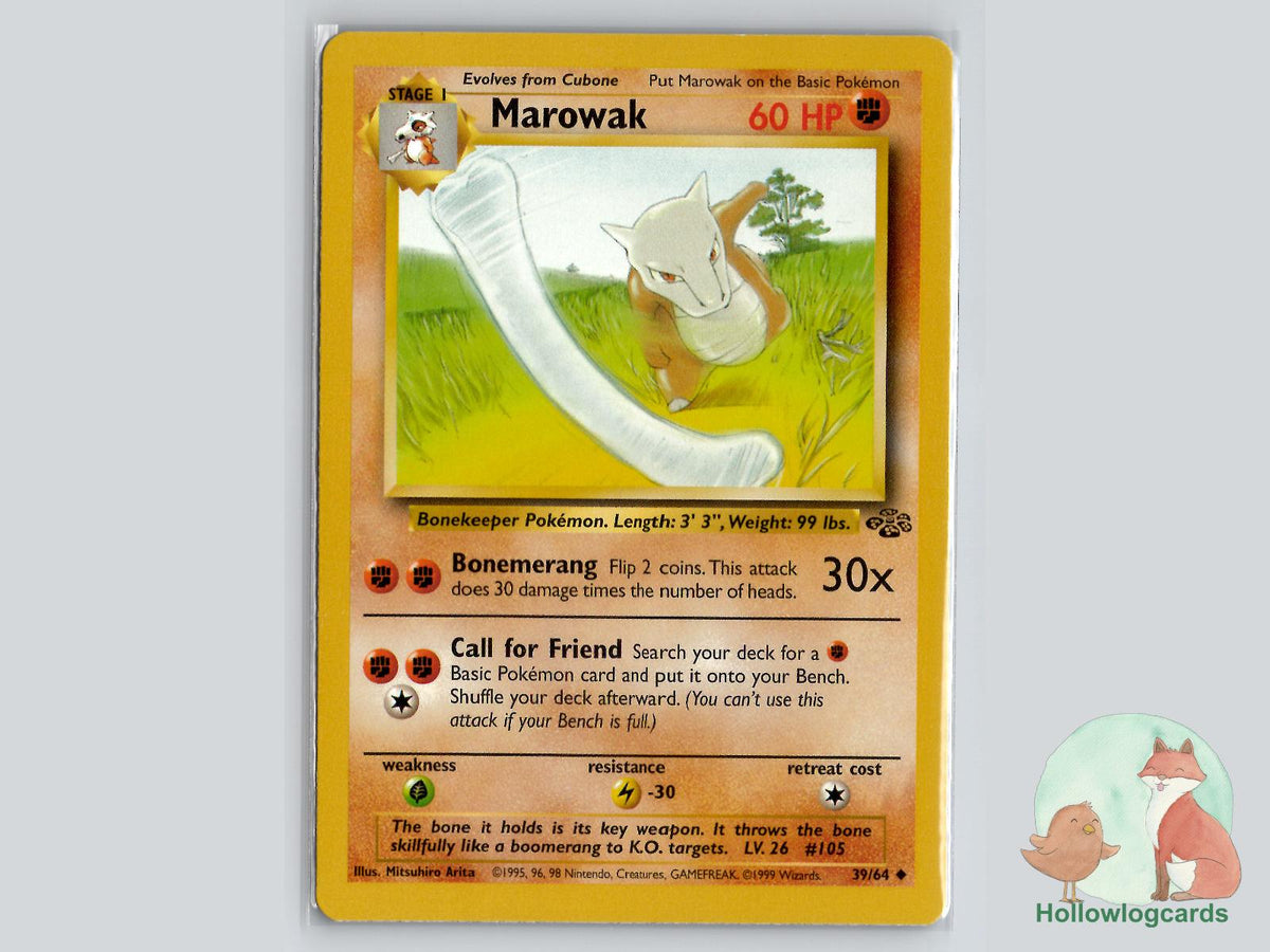 Marowak (39/64) - Jungle Pokémon Card